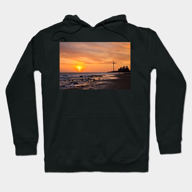 Silhouettes against a dawn sky Hoodie by Violaman